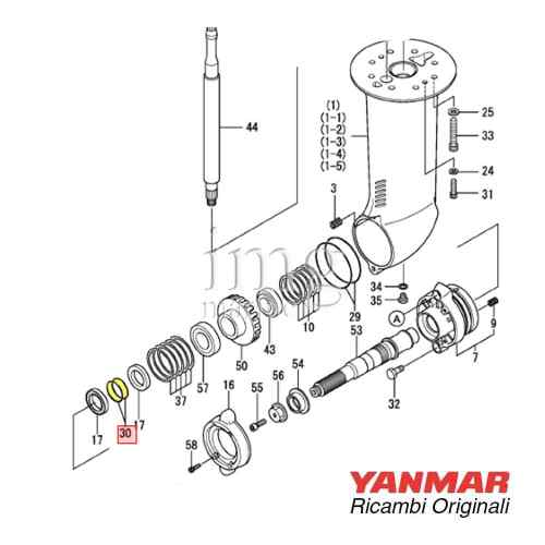 Guarnizione per asse SD40