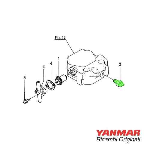 Bulbo temperatura acqua GM/HM 65 Yanmar