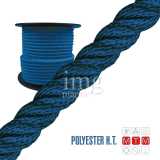 Cima 3 legnoli Poliestere HT in bobina blu