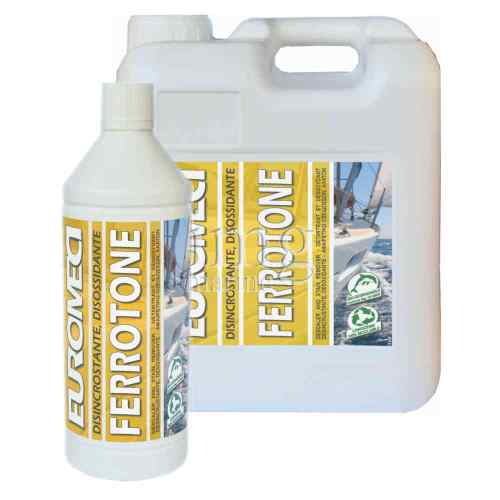 Disincrostante Disossidante Ferrotone Euromeci confezione da 1L e 5L