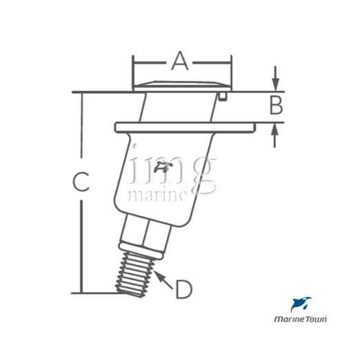 Sunshade Boccola incasso disegno