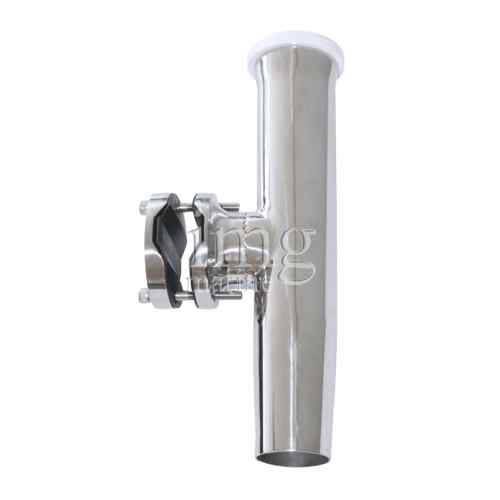 Portacanna orientabile Inox con morsetto stringitubo