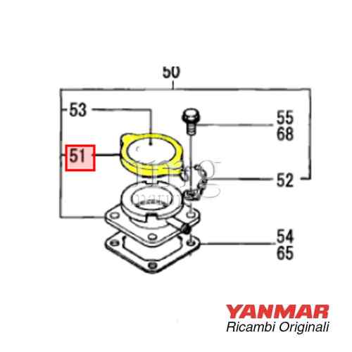 Tappo scambiatore 4JH2-UTE