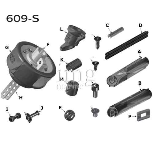 Ricambi avvolgifiocco 811-S Plastimo