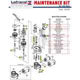 Kit manutenzione X2 Alu Lofrans