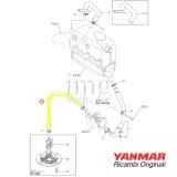 Manicotto carico acqua mare 124223-49050 per motori Yanmar serie GM e YM