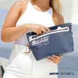 Busta Beauty a tenita stagna linea Thalassa Blu Marine Business