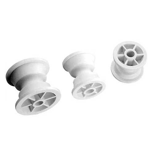 Rullo puleggia in plastica per musone di prua