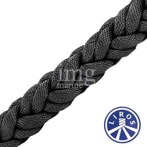 Cima ormeggio nera 12 legnoli Liros Moorex a metri Cima ormeggio nera 12 legnoli Liros Moorex a metri