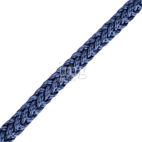 Cima doppia treccia HT Blue Navy 14mm a metri