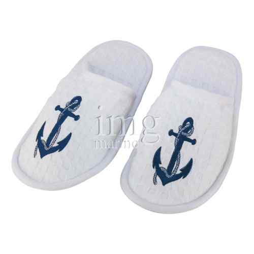 Pantofole in cotone Bianco
