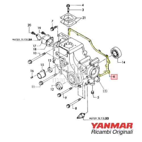 Guarnizione 121575-01512 per Cassa Ingranaggi motori GM