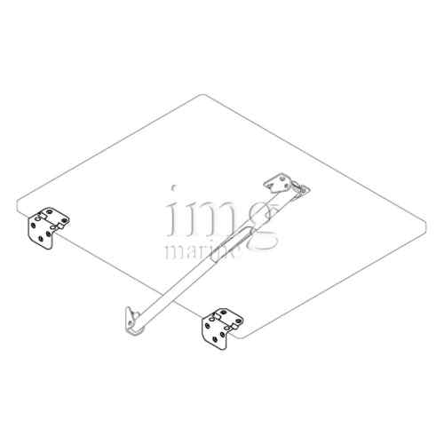 Cerniera per mensole Roca Rakego disegno