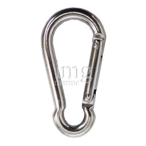 Moschettone inox AISI 316 apertutra trasversale