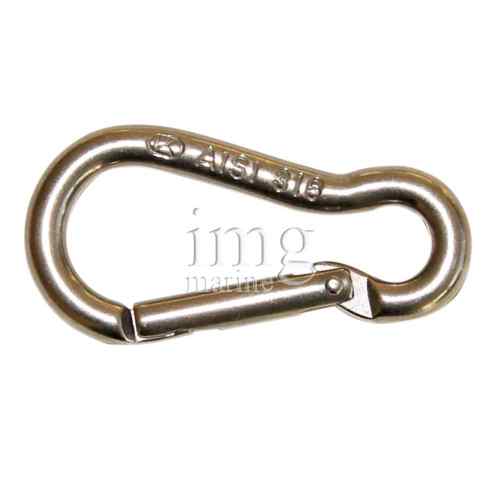 Moschettone inox AISI 316 Kong