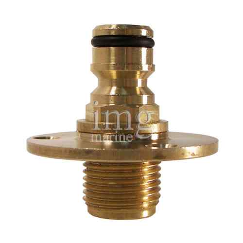 Raccordo rapido in ottone maschio 1/2