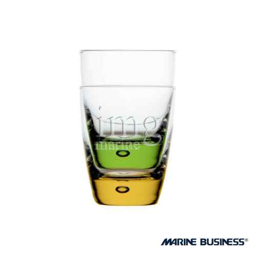 Bicchieri Colors Acqua Ecozen impilabili Marine Business