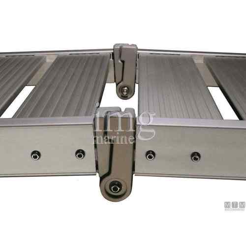 Passerella pieghevole in alluminio dettaglio