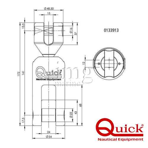 Giunto ancora girevole Olympic 10/13