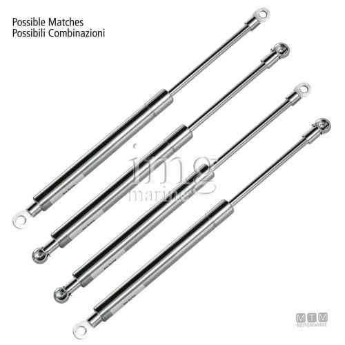 Molla a gas Springlift in acciaio inox combinazioni