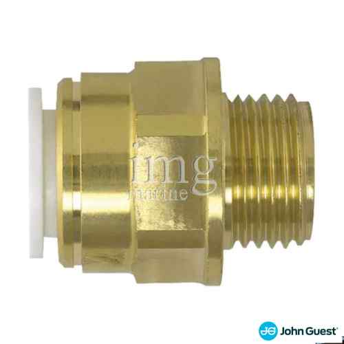 Raccordo Terminale dritto maschio per tubi ottone John Guest Speedfit