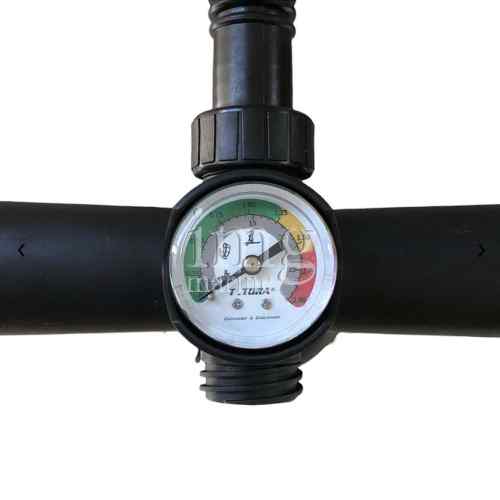 Gonfiatore a mano alta pressione manometro