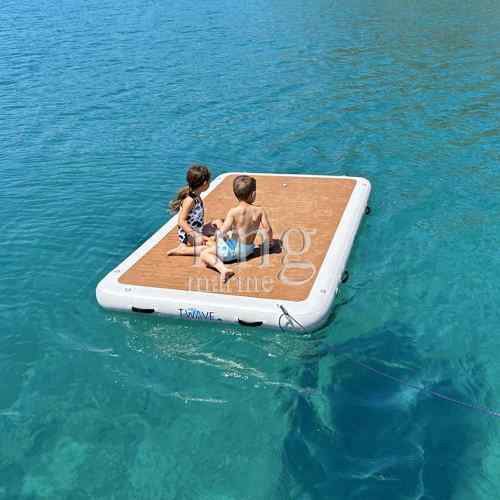 Piattaforma gonfiabile T-Wave spaziosa