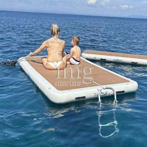 Piattaforma gonfiabile T-Wave scaletta