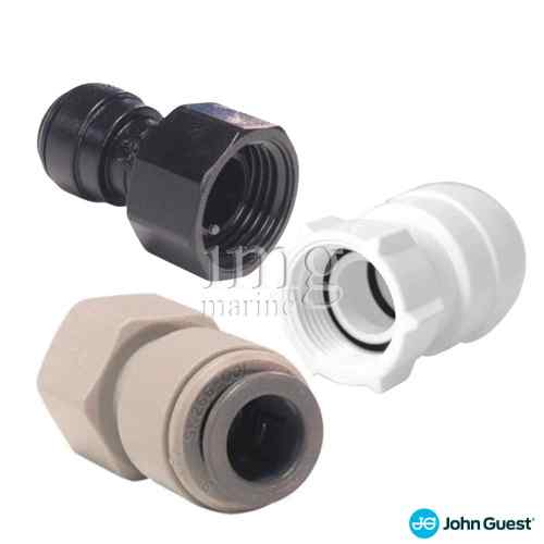 Raccordo terminale dritto femmina per tubi 12 - 15 - 22 John Guest Speedfit