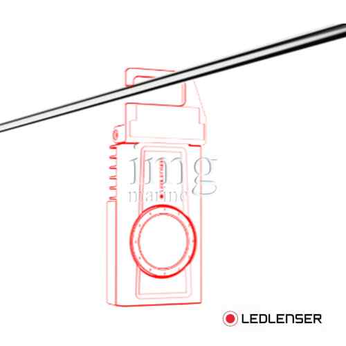 Lampada magnetica IF3R Work Ledlenser gancio