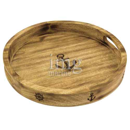 Vassoio in Legno di Mango stile Nautico