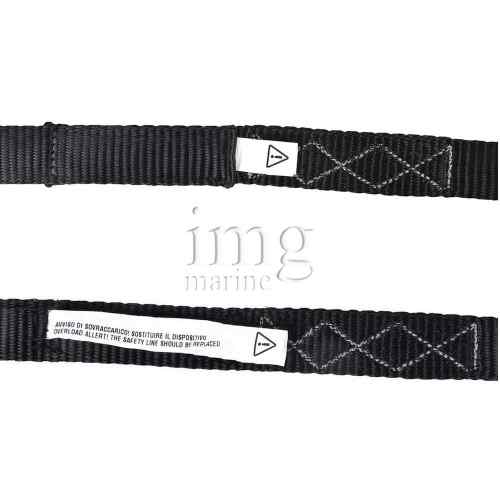 Nastro di sicurezza Safety Line 3 Moschettoni con sistema Overload Veleria San Giorgio