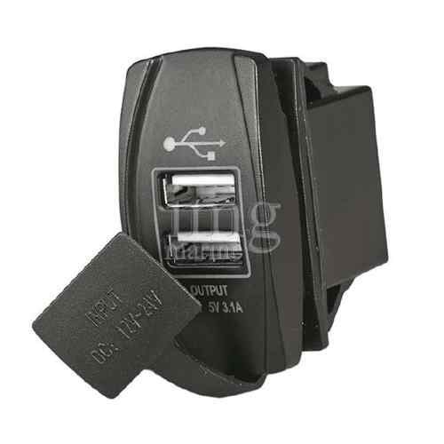 Presa Dual USB Tipo carling