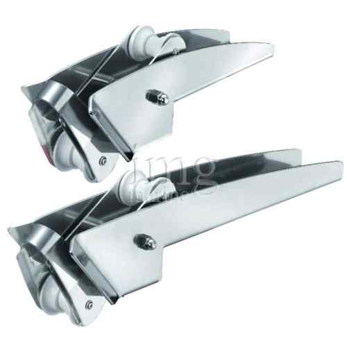 Musone di prua basculante in acciaio inox