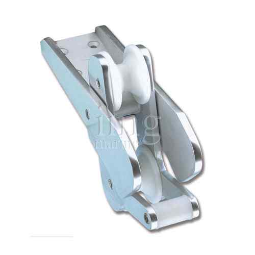 Musone di prua a ribalta in alluminio anodizzato