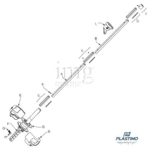 Ricambi avvolgifiocco 811-T Plastimo