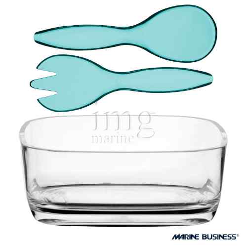 Insalatiera Happy Turquoise infrangibile Marine Business