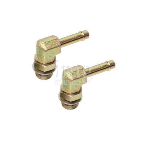 Raccordi a gomito portagomma filettatura UNF per filtri Racor e Griffin