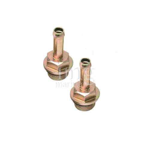 Raccordi dritti portagomma filettatura UNF per filtri Racor e Griffin