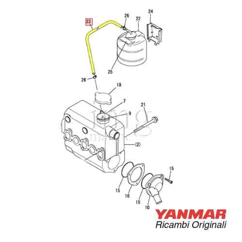 Tubo scambiatore di calore 3YM30