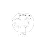 Fanali di navigazione serie ORSA Easy LED 12m - Forature