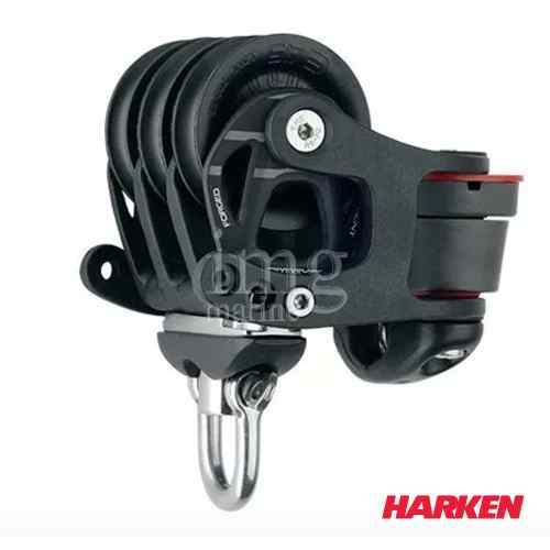 Bozzello triplo con cam Element Harken