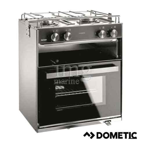 Cucina a gas 2 fuochi con forno STARLIGHT Dometic