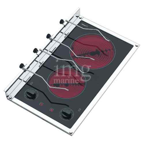 Piano cottura Crystal2 piastre radianti Techimpex