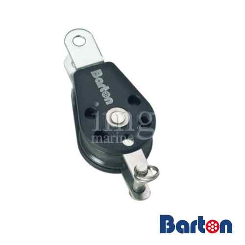 Bozzello singolo fisso con perno e arricavo Barton