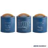 Barattoli piccoli Menorca Marine Business - Set 3 pezzi colore Blu