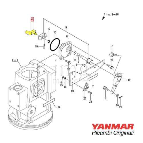 Leva comando motori SD