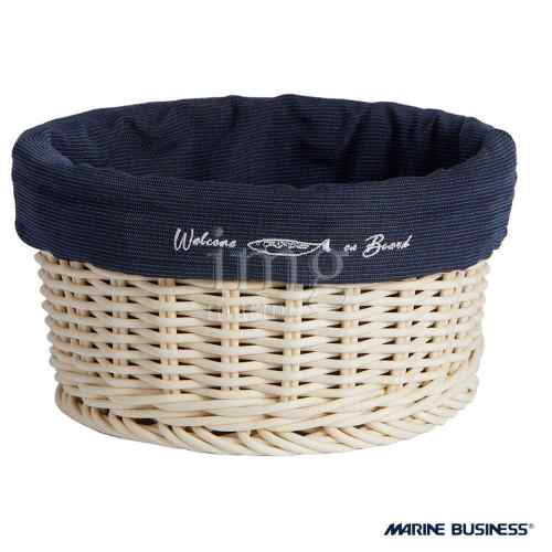 Cestino per pane serie Hawaii Ivory di Marine Business