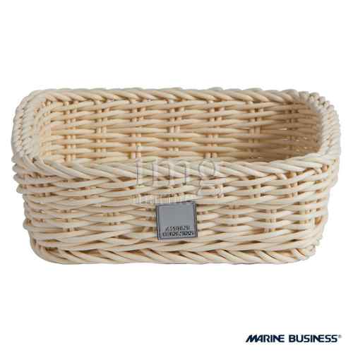 Cestino quadrato serie Hawaii colore Avorio Marine Business