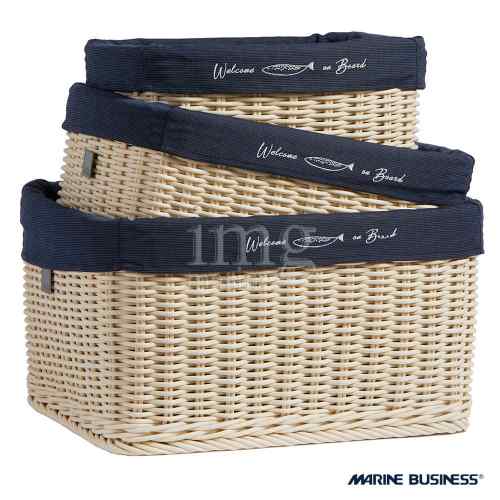 Ceste Set 3 pezzi serie Hawaii colore Avorio Marine Business